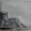 Rembrandt: Pentekening Molen