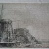 Rembrandt: Pentekening Molen - Afbeelding 2
