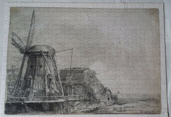Rembrandt: Pentekening Molen - Afbeelding 2