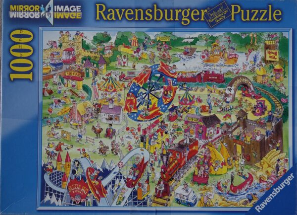 Pretpark mirror puzzel