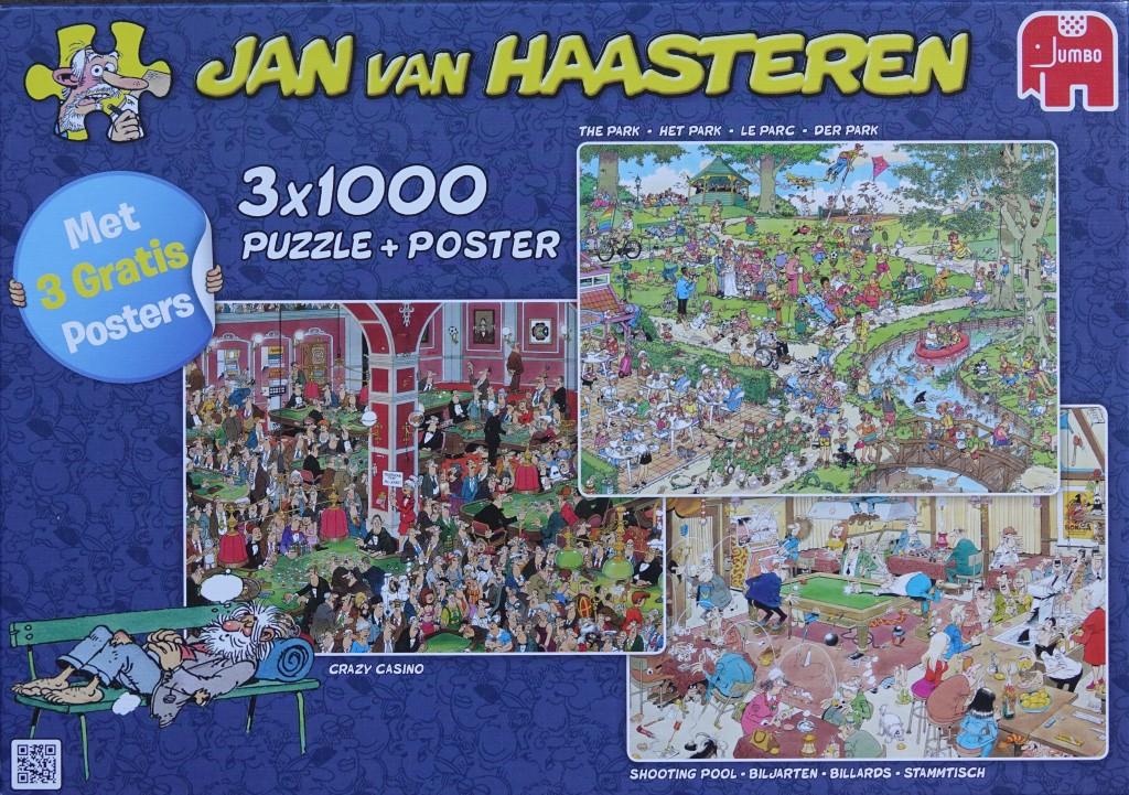 JvH: 3 x 1000 Het Crazy Casino, Biljarten – Legpuzzels