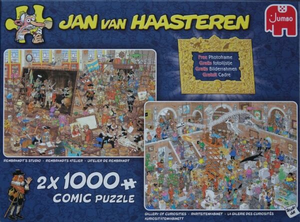 JvH: 2x 1000 Rembrandt's Atelier, Rariteitenkabinet