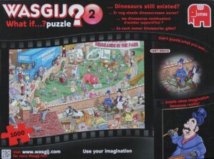 Wasgij?What if..#2: er nog steeds dinosaurussen waren?
