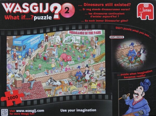 Wasgij?What if..#2: er nog steeds dinosaurussen waren?