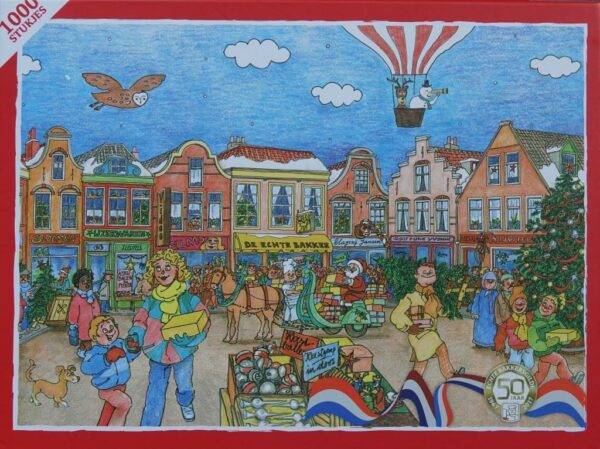 Kerstmarkt op het plein