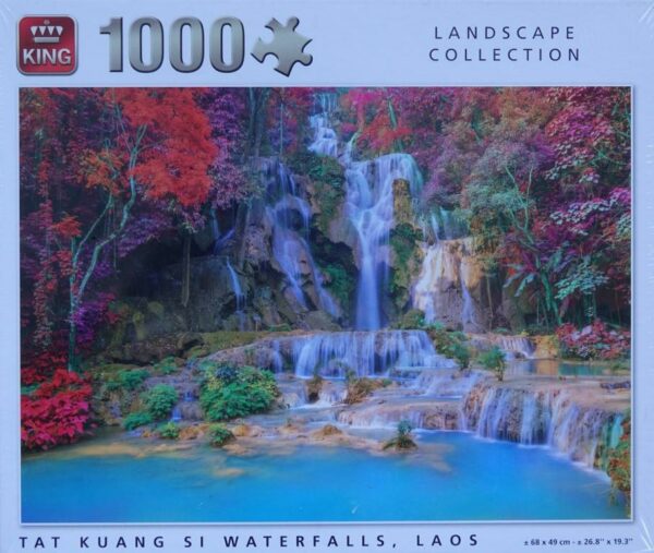 Tat Kuang Si Waterfalls, Laos (nieuw in cellofaan)