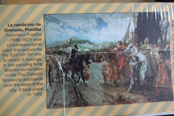 F. Pradilla: La Rendición de Granada (nieuw in cellofaan) - Afbeelding 2