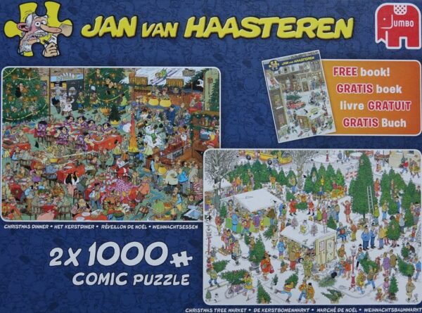 JvH: 2x1000 Het Kerstdiner, De Kerstbomenmarkt (met platenboek)