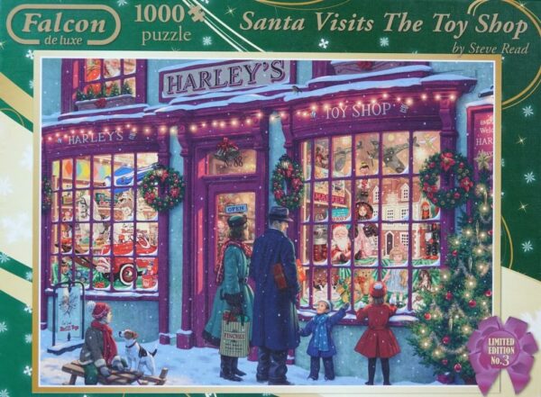 Santa visits the Toy Shop