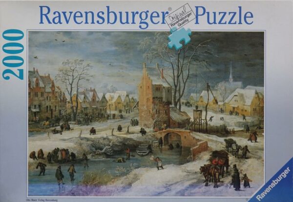 J. de Momper: Dorp in de winter