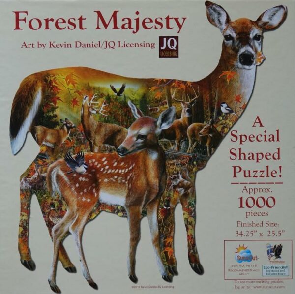 Forest Majesty (silhouet puzzel)