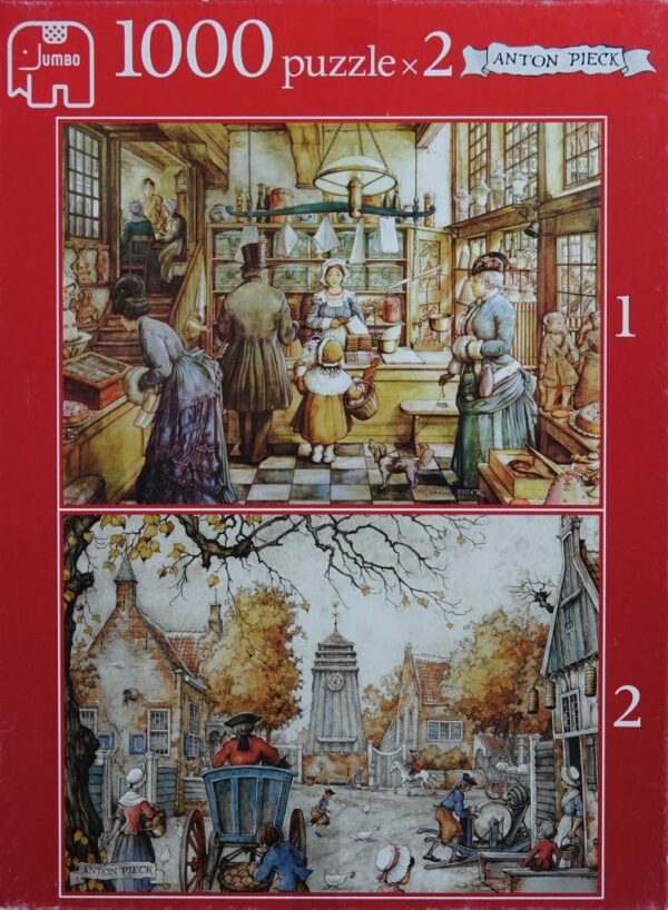 Anton Pieck: De Bakkerij en Het Dorpsplein (1 nog nieuw)