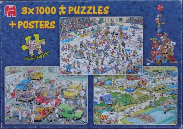 JvH: 3 x 1000 Ice Hockey, In the Car Respraying Shop, Camping Chaos