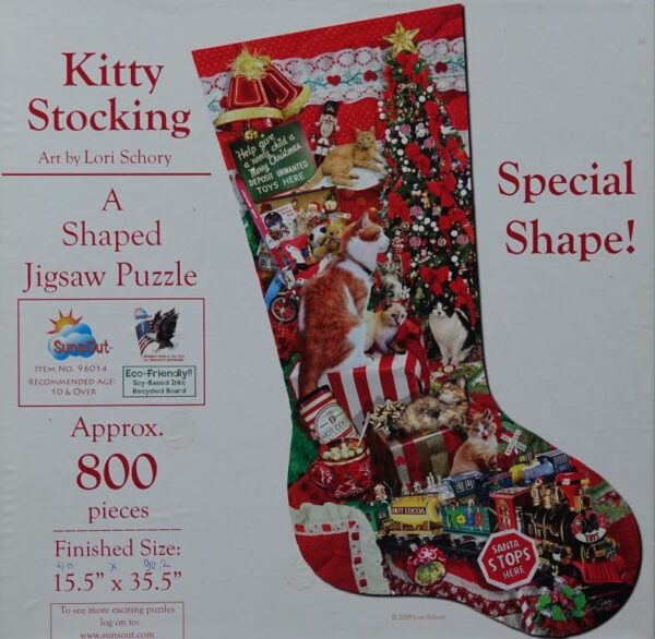 Kitty Stocking (silhouet puzzel)
