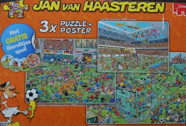 JvH: Voetbalwaanzin (500), Voetbalkampioenschappen (750) en Voetbal (1000) (nieuw zonder doos)