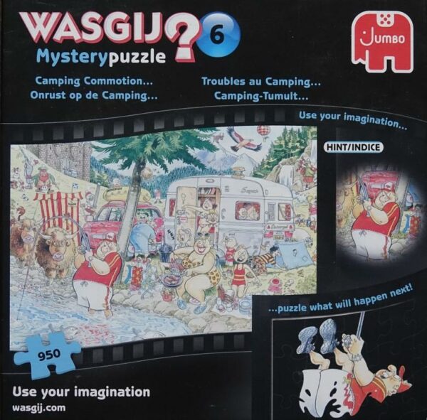 Wasgij?Mystery#6: Onrust op de Camping…
