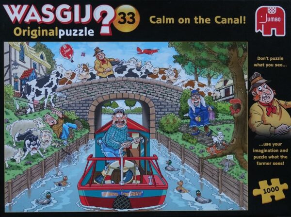 Wasgij?Original#33: Kalm op het Kanaal!