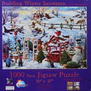 Building Winter Snowman