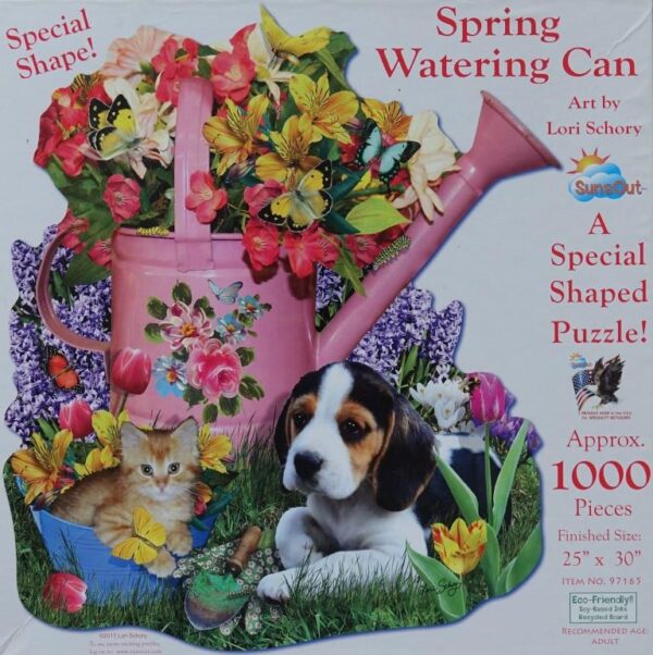 Spring Watering Can (silhouet puzzel)