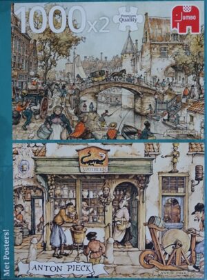 A. Pieck 2x 1000: Koets op de Brug, Apotheek