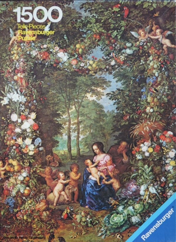 Voorstelling in een Bloemenkrans