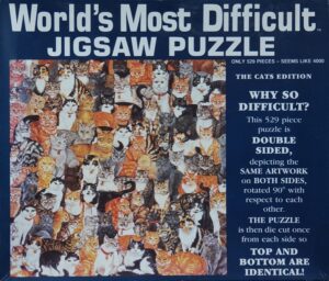 Dubbelzijdige puzzel: Cats