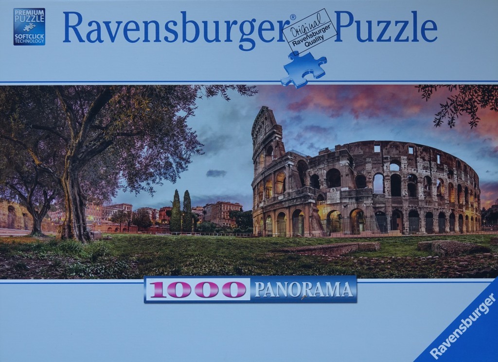 Colosseum in het avondrood (panorama)